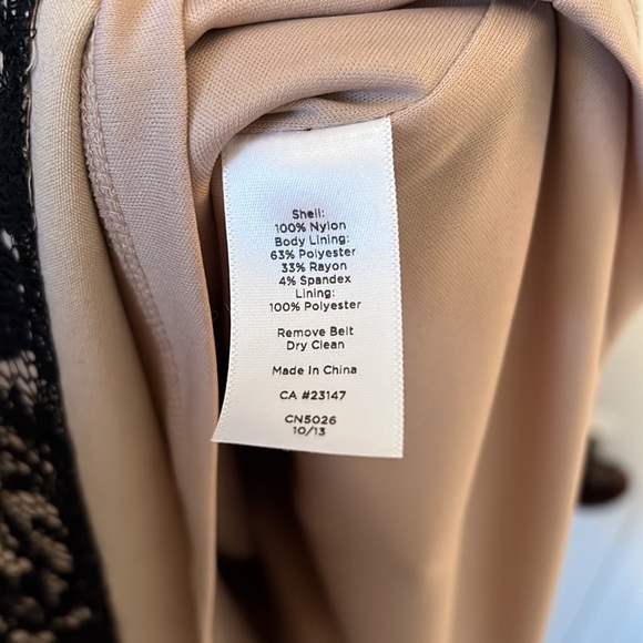 Beautiful black lace formal dress, Talbots, size 12 - Picture 5 of 6